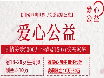 威信捐卵助孕生子 爱心志愿者招募